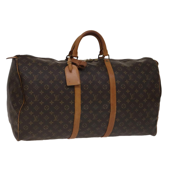 LOUIS VUITTON Monogram Keepall 60 Boston Bag M41422 LV Auth 108605 - Picture 1 of 16